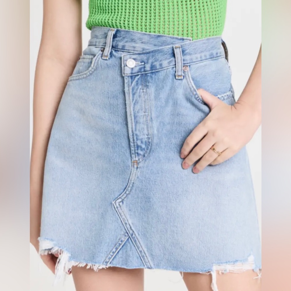 AGOLDE Crossover Skirt